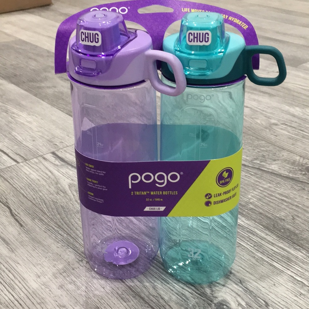 COPY - 2 pack of 32oz. POGO water bottles new
